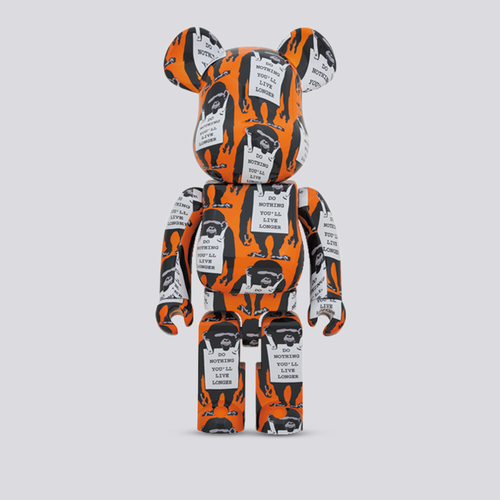 MEDICOM - Buy BE@RBRICK MONKEY SIGN 1000% 'ORANGE