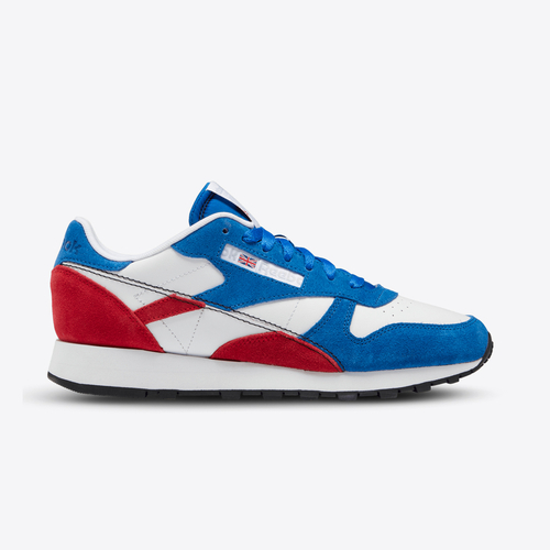 Blue and red reebok shoes best sale