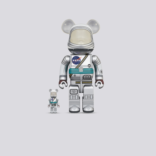 Bearbrick - BeRbrick Project Mercury Astronaut 100 400 - VegNonVeg