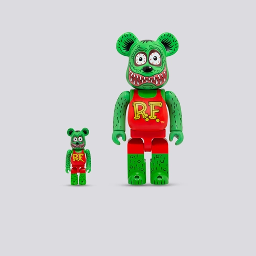 Bearbrick - Buy BEARBRICK RAT FINK 100% & 400% 'MULTI' - VegNonVeg