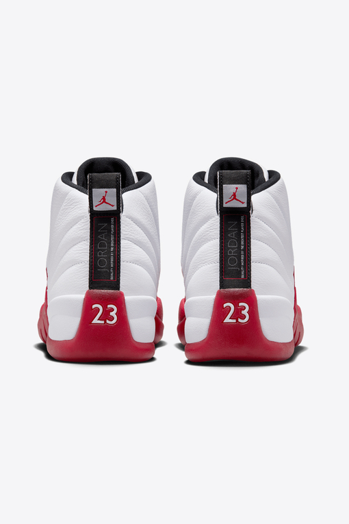 Red white clearance jordans 12