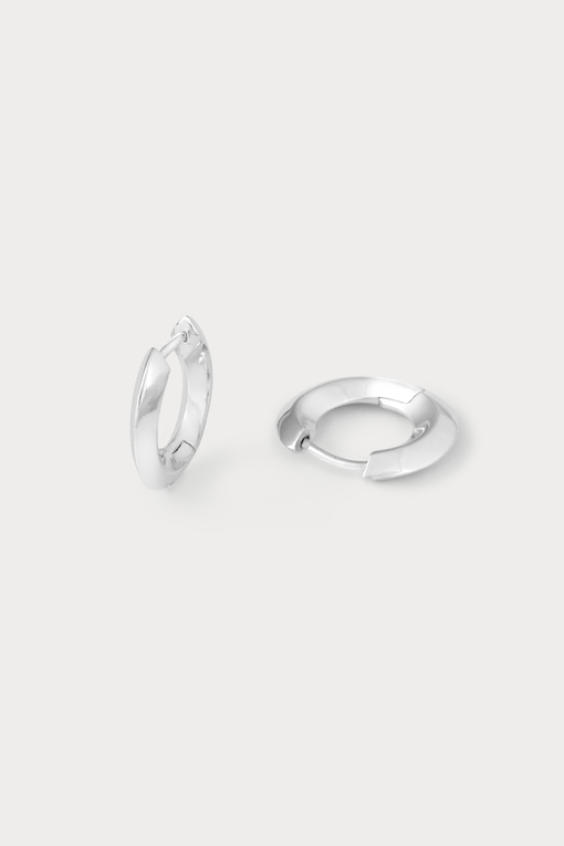 Silver Hoop Earrings - Tia Medium Silver | Ana Luisa | Online Jewelry Store  At Prices You'll Love