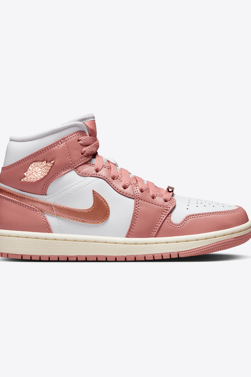 Jordan AIR JORDAN 1 MID SE 'RED STARDUST/METALLIC COPPERWHITESAIL
