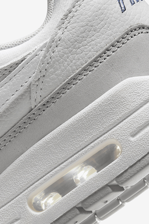 Air max 1 top white/pure platinum-cool grey