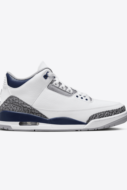 Jordan - AIR JORDAN 3 RETRO 'WHITE/MIDNIGHT NAVY-CEMENT GREY-BLACK ...