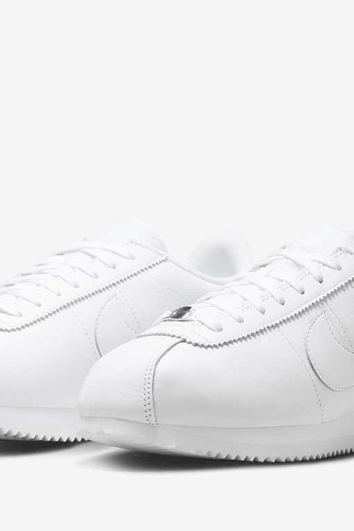 All white cheap leather cortez