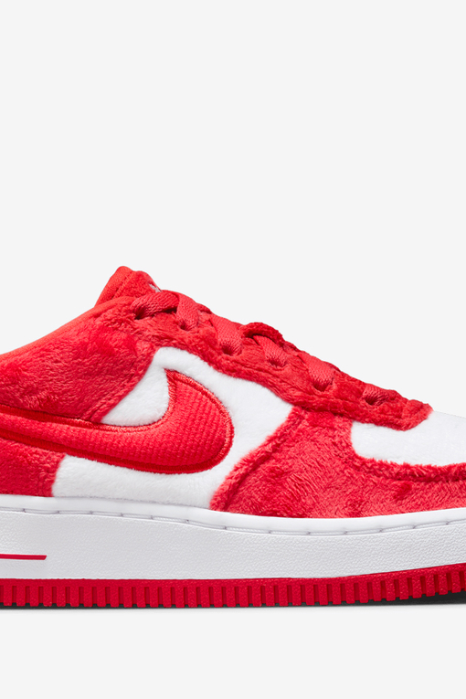 Nike - AIR FORCE 1 'FIRE RED/LIGHT CRIMSON-WHITE-PINK FOAM' - VegNonVeg