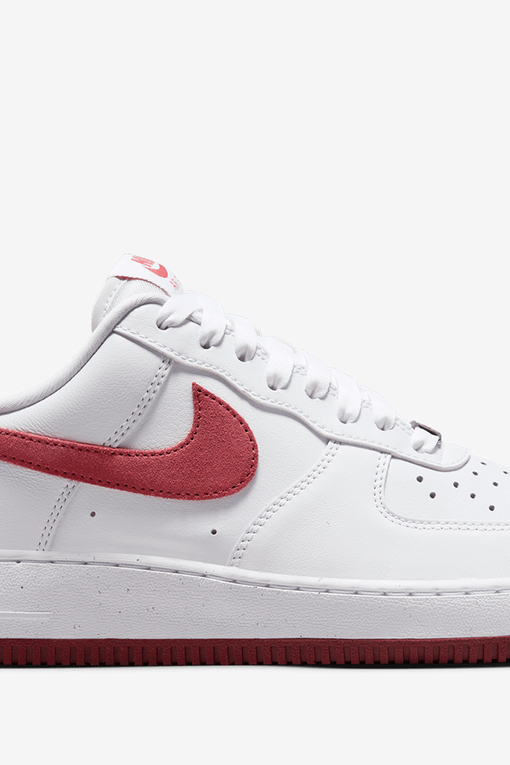 Nike - AIR FORCE 1 '07 'WHITE/ADOBE-TEAM RED-DRAGON RED' - VegNonVeg