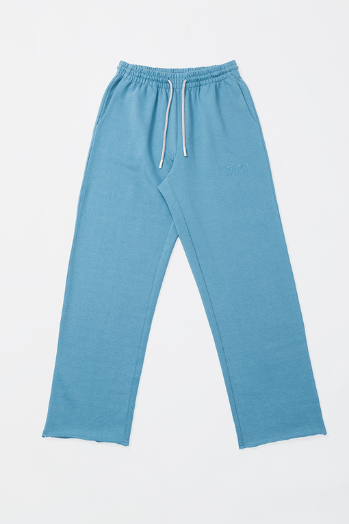 VegNonVeg - RELAXED MONOGRAM DENIM PANT 'MOSS' - VegNonVeg