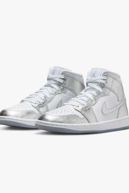 Jordan JORDAN AIR JORDAN MID SE WHITE/METALLIC SILVER-WOLF