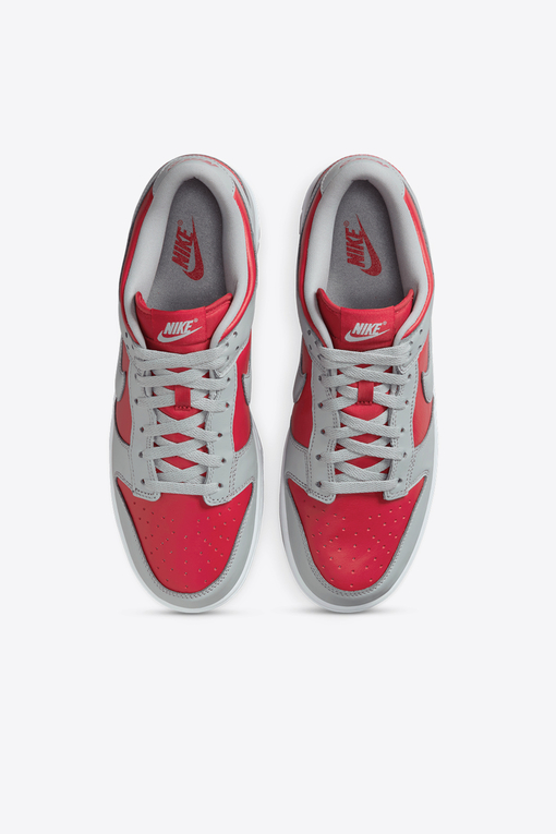 Nike Dunk Low Grey White Red Men's Shoes Nike Dunk Low Retro White