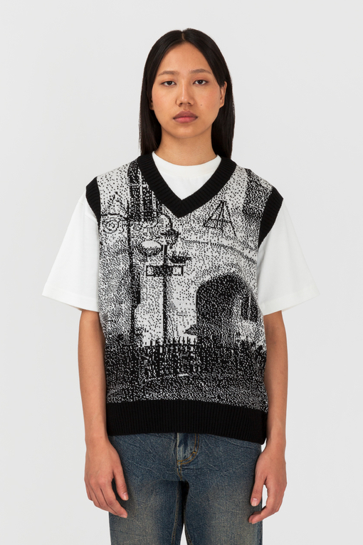 VegNonVeg - Knitted Vest - VegNonVeg