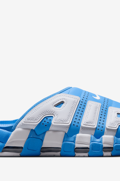 Nike - AIR MORE UPTEMPO SLIDE 'UNIVERSITY BLUE/WHITE' - VegNonVeg