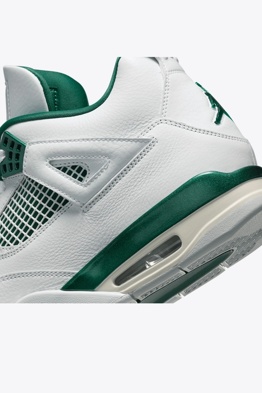 retro 4 green and white