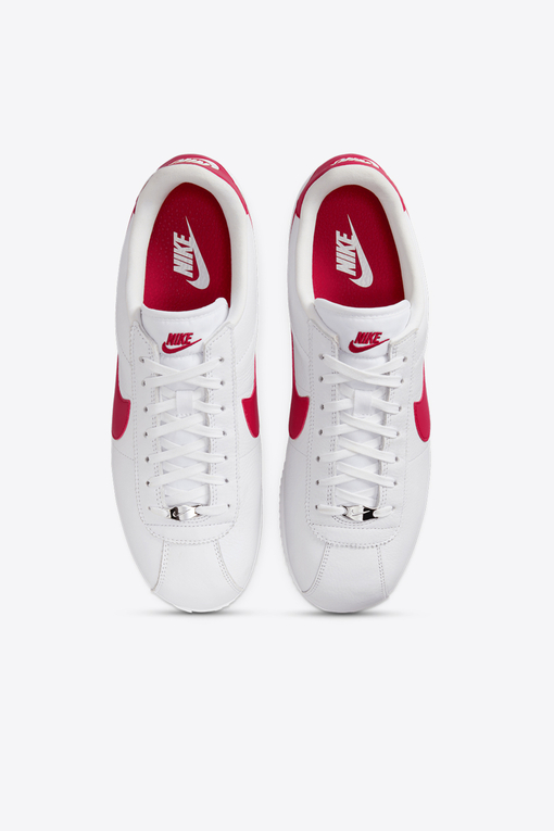 Nike leather cortez red white blue best sale