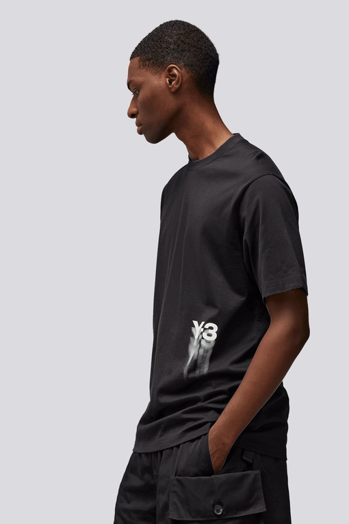 Y-3 - Y-3 GRAPHIC SHORT SLEEVE TEE BLACK l Buy Men's Tee