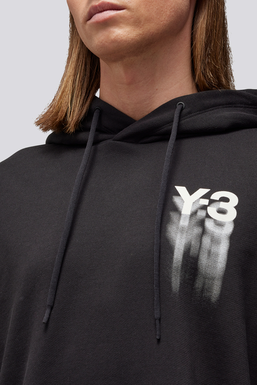 Y-3 Y-3 GRAPHIC HOODIE BLACK l Buy Men's Hoodie Online at