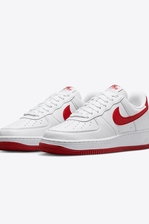 Nike AIR FORCE 1 07 NN WHITE GYM RED VOLT VegNonVeg