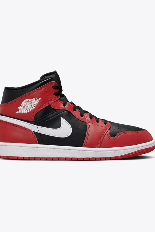 Jordan JORDAN AIR JORDAN MID BLACK/WHITE-GYM RED l BUY Men's