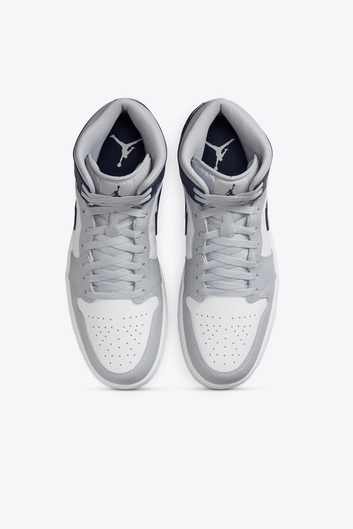 Nike Air Jordan 1 White/Grey/Navy 28.5㎝ Buy Air Jordan 1 Mid Men's Shoes - White/Wolf Grey/Midnight