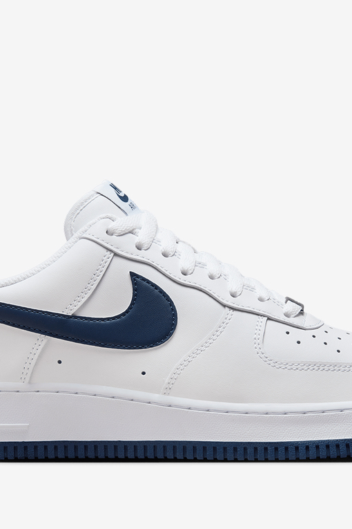 Nike - AIR FORCE 1 '07 'WHITE/MIDNIGHT NAVY' - VegNonVeg