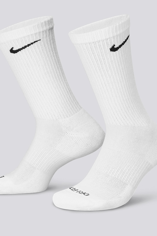 Nike - NIKE EVERYDAY PLUS CUSHIONED CREW SOCKS 3 PAIRS 'WHITE/BLACK ...