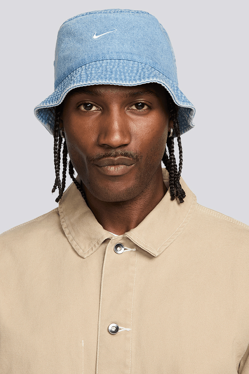 Nike - APEX BUCKET SQUARE DENIM HAT 'AEGEAN STORM/THUNDER BLUE/WHITE ...