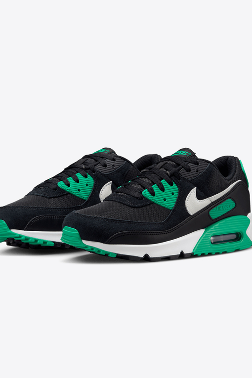 Nike AIR MAX 90 BLACK WHITE STADIUM GREEN VegNonVeg