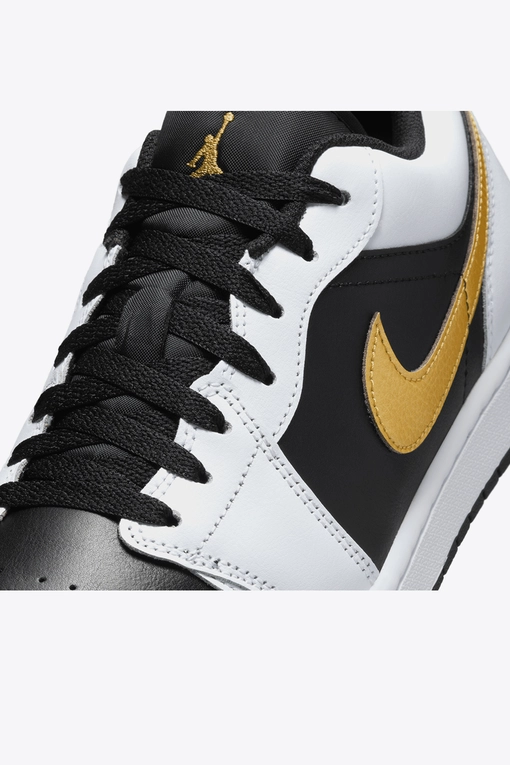 jordans black and white and gold