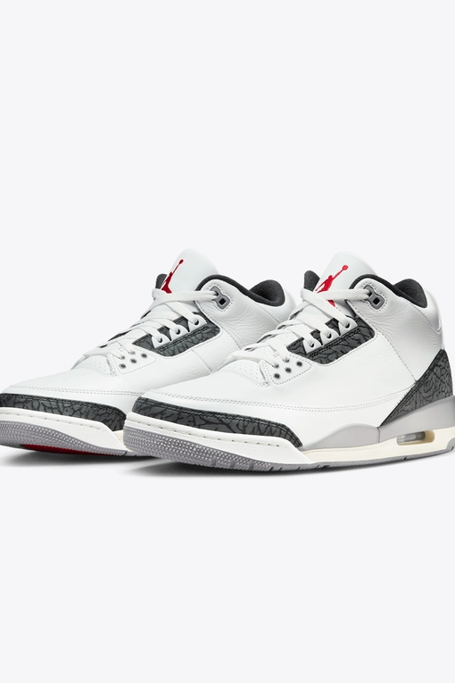 Jordan JORDAN AIR JORDAN RETRO SUMMIT WHITE/FIRE RED-CEMENT