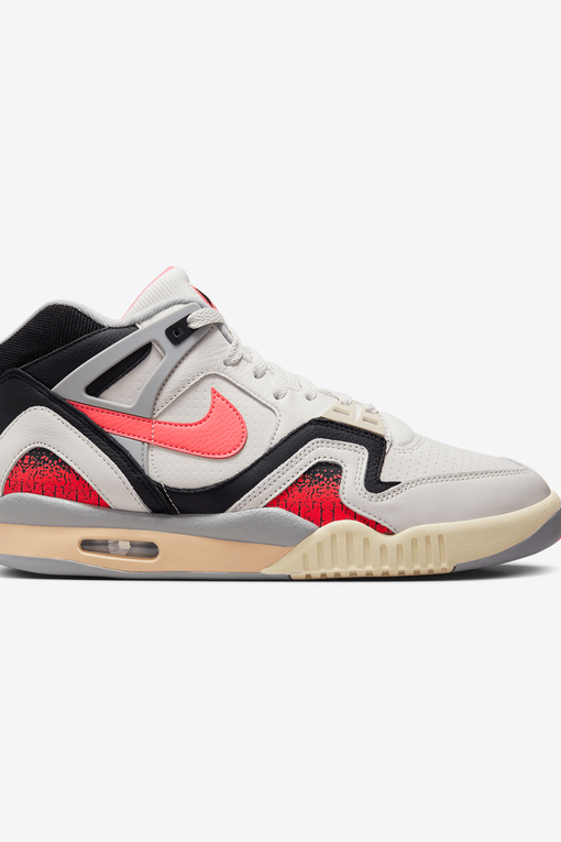 Nike AIR TECH CHALLENGE II PHANTOM HOT LAVA BLACK SILVER PALE IVORY VegNonVeg