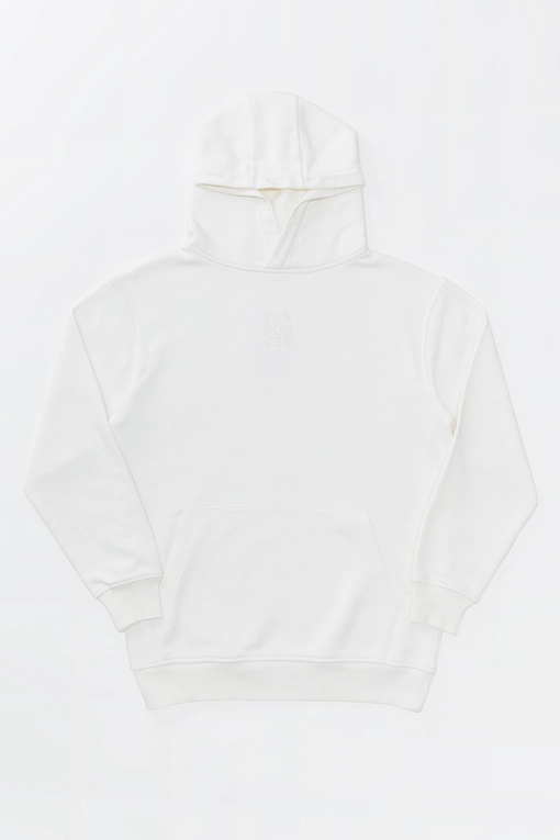 VegNonVeg - VEGNONVEG ESSENTIALS HOODIE WHITE l Buy Unisex Hoodie