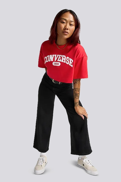 Converse Sporty Cropped Tee VegNonVeg