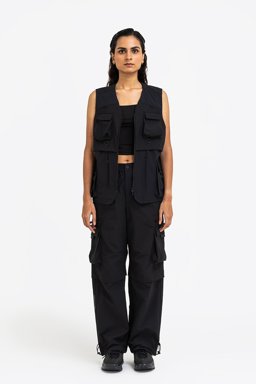 VegNonVeg VEGNONVEG GILET BLACK l Buy Unisex Gilet Online at