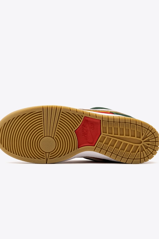 Nike Nike Sb Dunk Low Pro Premium Fir/White-University Gold-Fire
