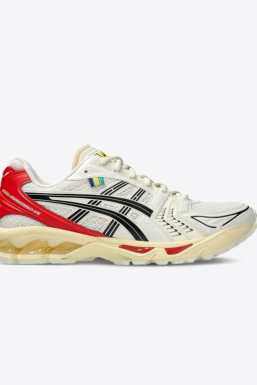 asics x ayrton senna gel kayano 14 birch fiery red