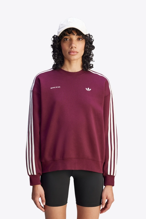 Mサイズ ADIDAS × SPORTY & RICH スウェットシャツ Sporty&Rich × adidas Originals＞ SWEATSHIRT/スウェットシャツ