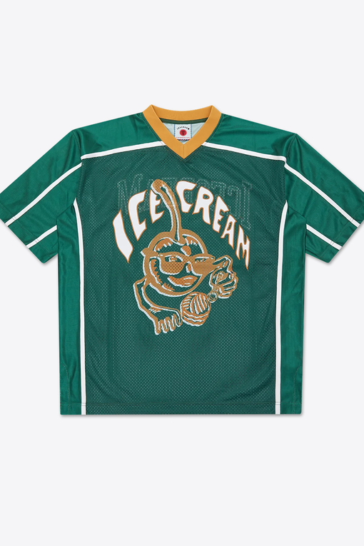 Icecream - ICECREAM CHERRY APPLIQUE FOOTBALL TOP GREEN l Buy Men's
