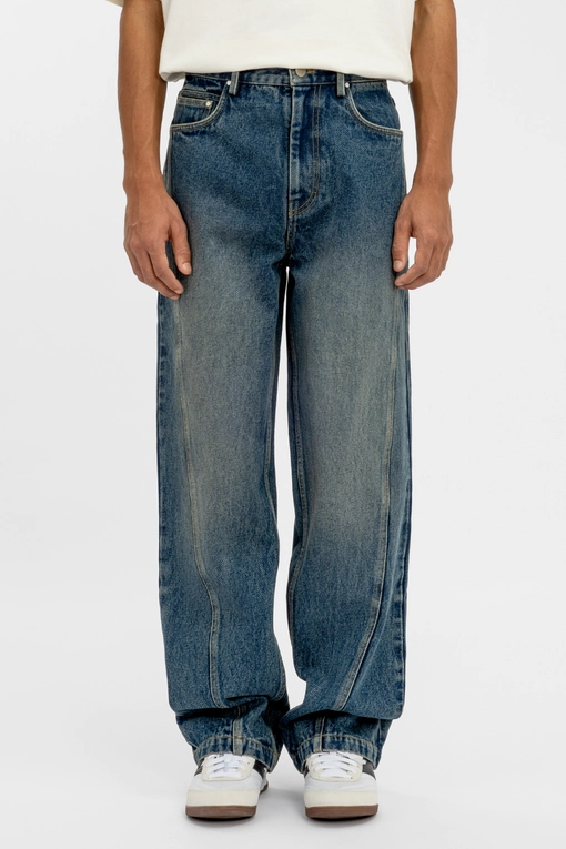 NEON SIGN STRAIGHT DENIM SLACKS USED NEON SIGN(ネオンサイン) ⁄ Straight Denim Slacks Rigid⁄42⁄デニム