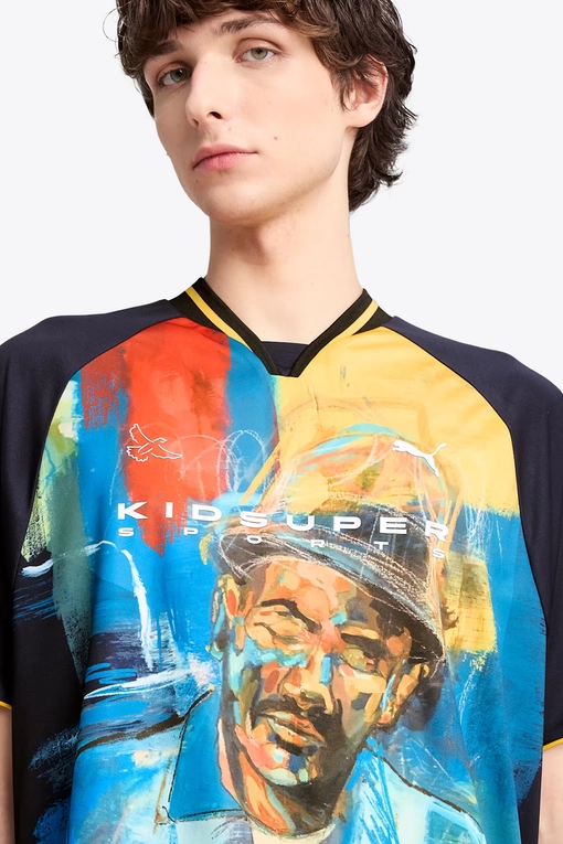 Puma - PUMA X KIDSUPER GRAPHIC JERSEY NEW NAVY l Buy Men's