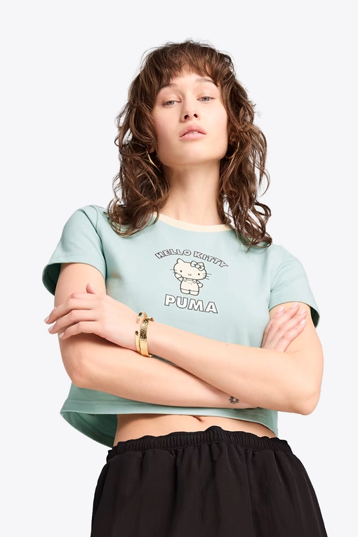 X HELLO KITTY GRAPHIC BABY TEE