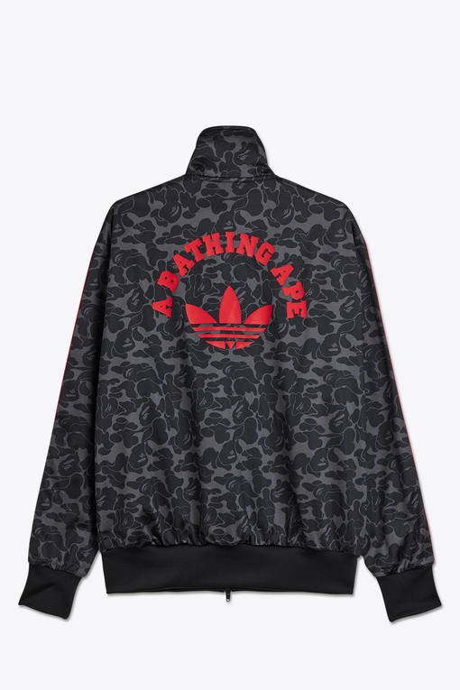 BAPE x adidas FBジャージ 2XL Adidas Originals - ADIDAS ORIGINALS X BAPE PRINTED TRACK TOP BLACK