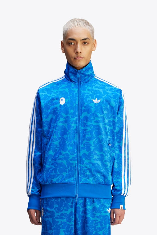 Adidas Originals - ADIDAS ORIGINALS X BAPE PRINTED TRACK TOP BLUE l Buy ...