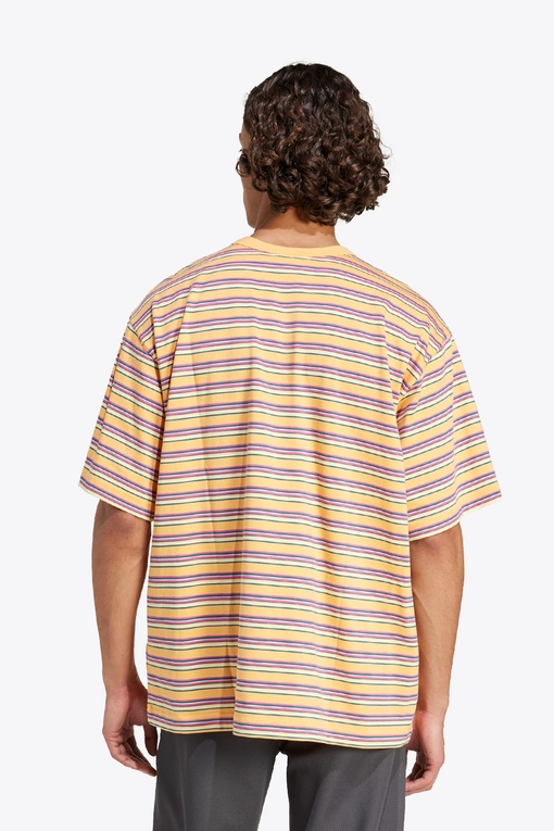 ★adidas★ Stripe Tee Almost Yellow KB8356 adidas Originals Stripe Tee - Multicolor | Free Shipping