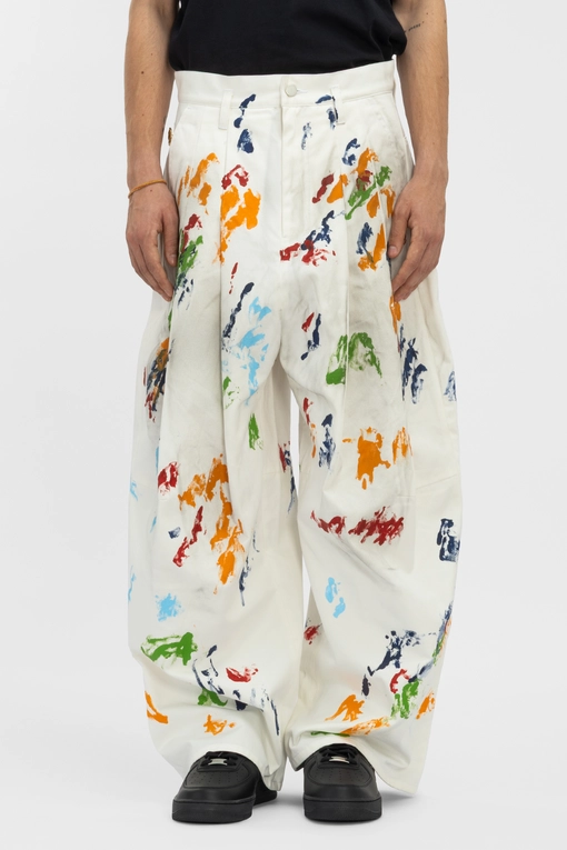 Shinyakozuka - SHINYAKOZUKA HI BAGGY PANT WITH HAND PAINTING