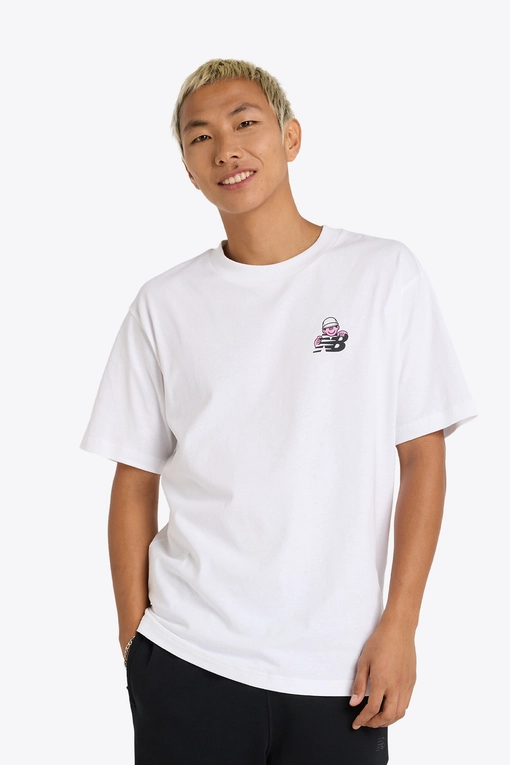 New Balance - NEW BALANCE X FACE OKA CHARACTER T-SHIRT WHITE l Buy