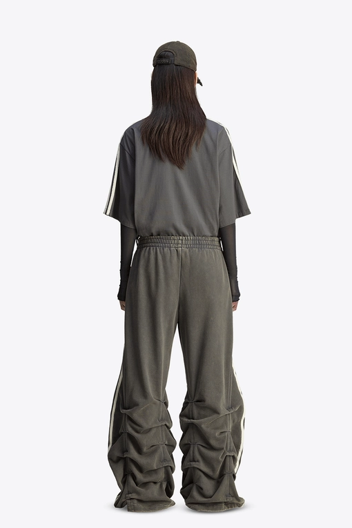 L ADIDAS AVAVAV RUCHED PANTS CARBON