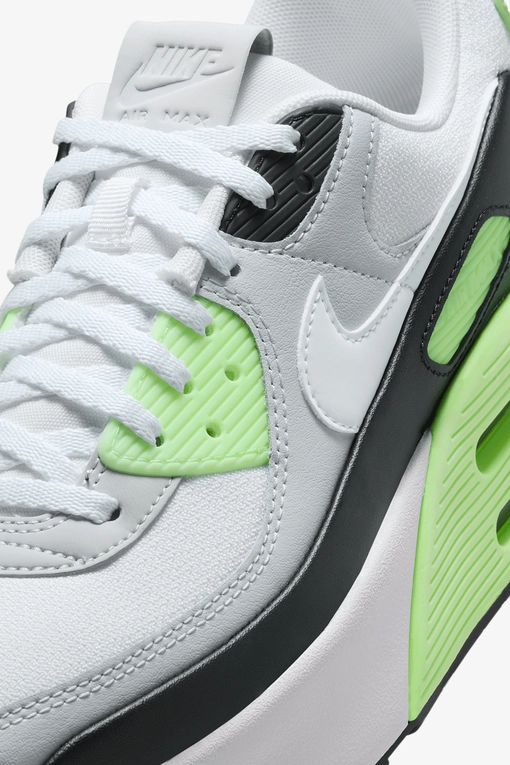 nike air max 90 white and green