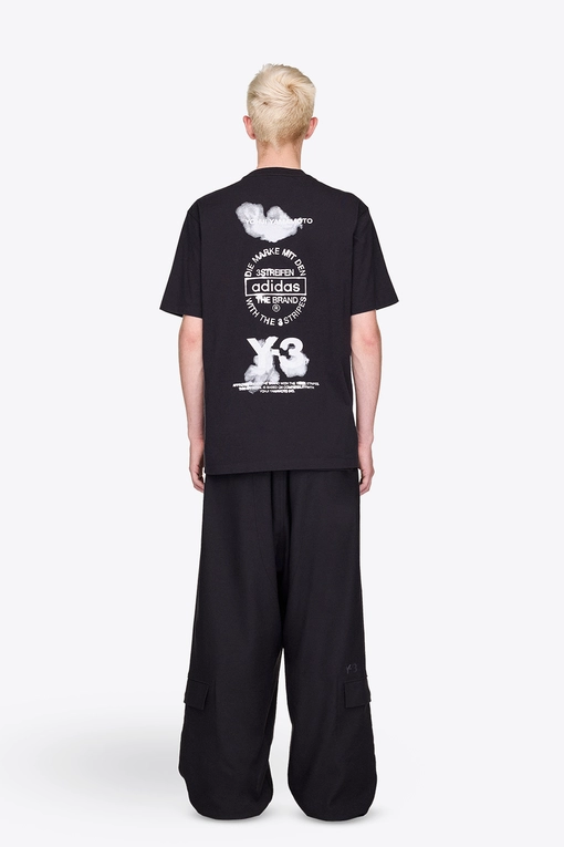 Y-3 - Adidas Originals Graphic Short Sleeve Tee Black | Buy Men's