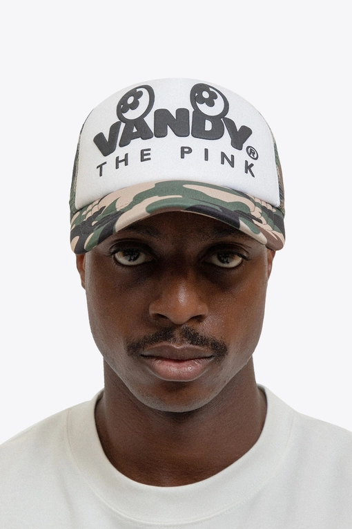 Vandy The Pink - Vandy The Pink Eye Logo Camo Trucker Cap Green